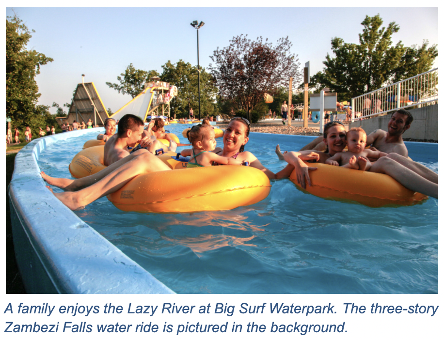 Kid's at Big Surf at Lake of the Ozarks