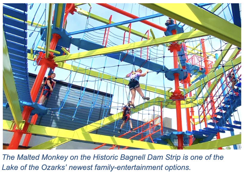 Kids playing on the Malted Monkey