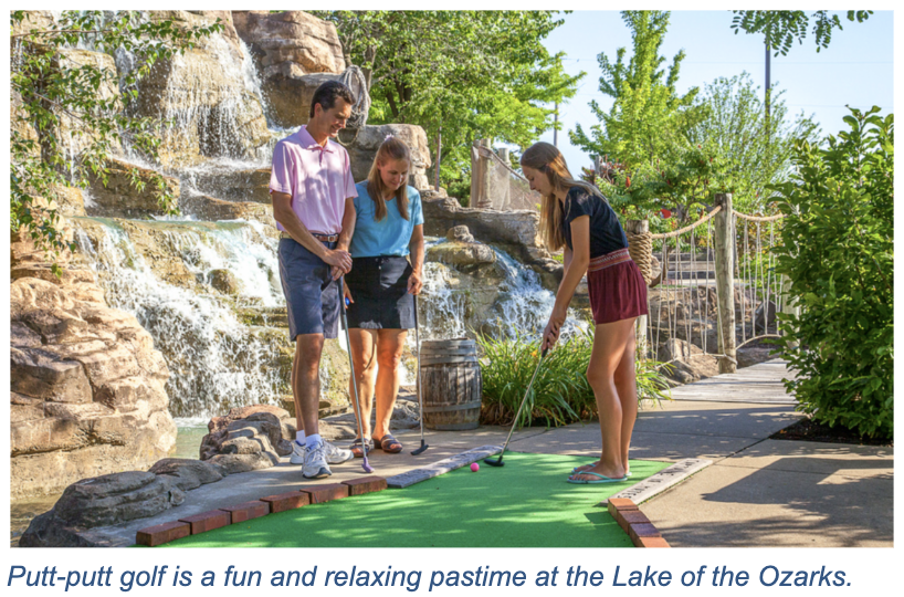 Mini golf at Lake of the Ozarks